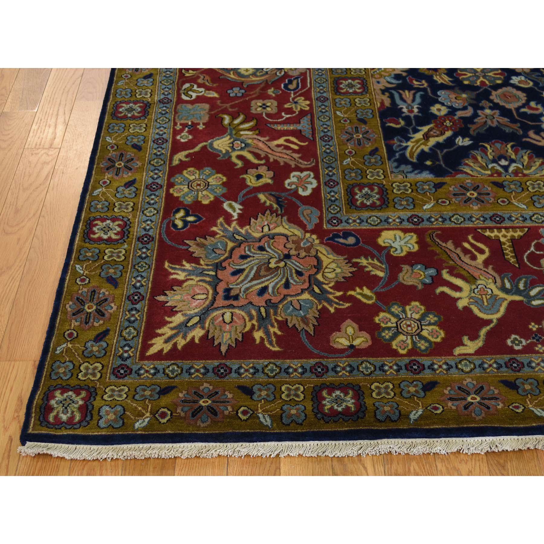 9'1''x12'2'' 300KPSI New Zealand Wool Hand-Knotted Oriental Rug